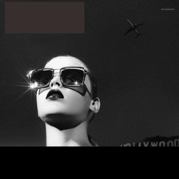 

2020 new trend hollow frame men and women retro sunglasses1, White;black