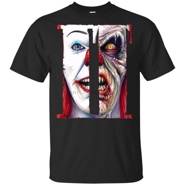 

it t-shirt смешные horror scary взрослый клоун pennywise стивен кинг рубашка черный спортивный толстовка с капюшоном толстовка