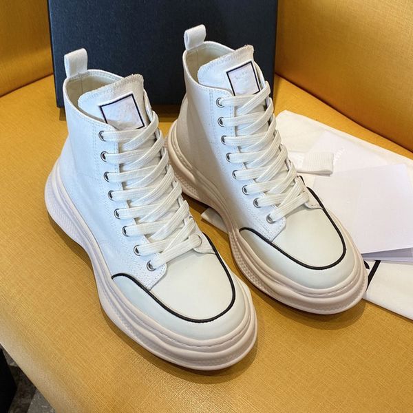 

new paris brand c luxury platform shoes luxurys designers shoes casual high canvas boots retro sneakers women trainers flat chaussures, Black