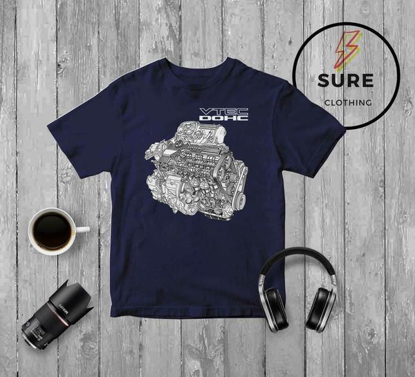 

sport vtec dohc engine t shirt hon dohc racing shirt men's graphic tee 2019 fashion brand clothing funny casual t shirt