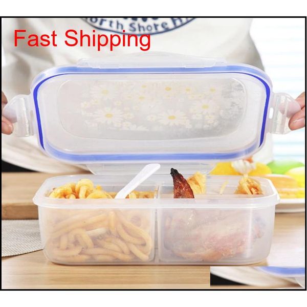 

1000ml lunch boxes 3 cell food container healthy plastic bento boxes microwar qylzmo yh_pack