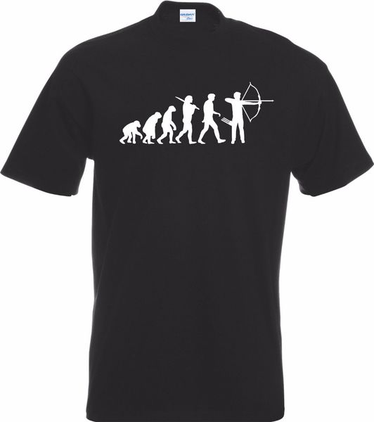

print custom design evolution archer archery funny hobby gift tshirt bow and archers sport hooded sweatshirt hoodie men t shirt