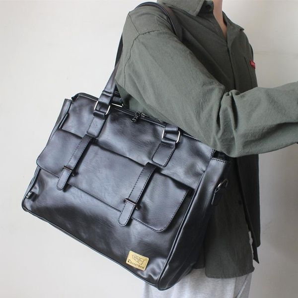 

tidog casual shoulder men's messenger bag fashion lapbusiness bag