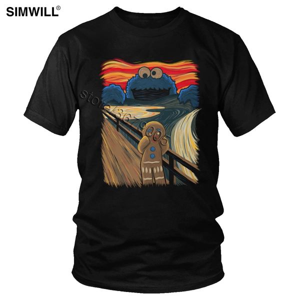 

sport funny the cookie muncher t shirt men humor short sleeve cotton t-shirts round neck monster tees big size summer youth