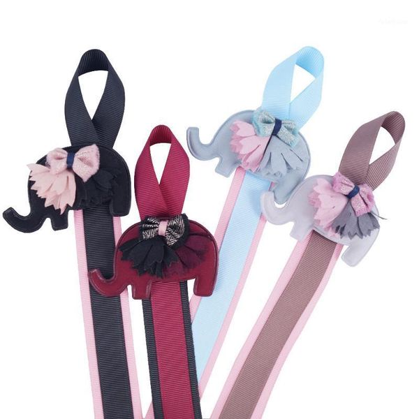 

3pcs/lot sweet grosgrain ribbon bow holder with long tail accessories boutique kids girls hair clip1, Slivery;white