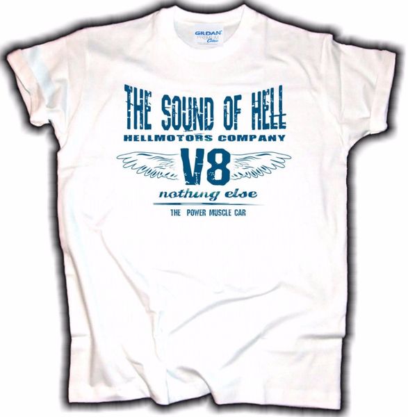

latest men fashion casual short sleeve v8 od big block muscle us car biker hellmotors sound hoodie designers t shirts sweatshirt