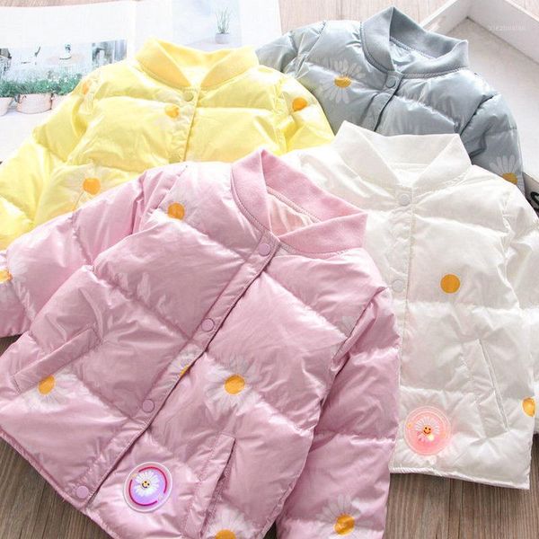 

2020 autumn and winter girl's down coat children's clothing wholesale1, Blue;gray