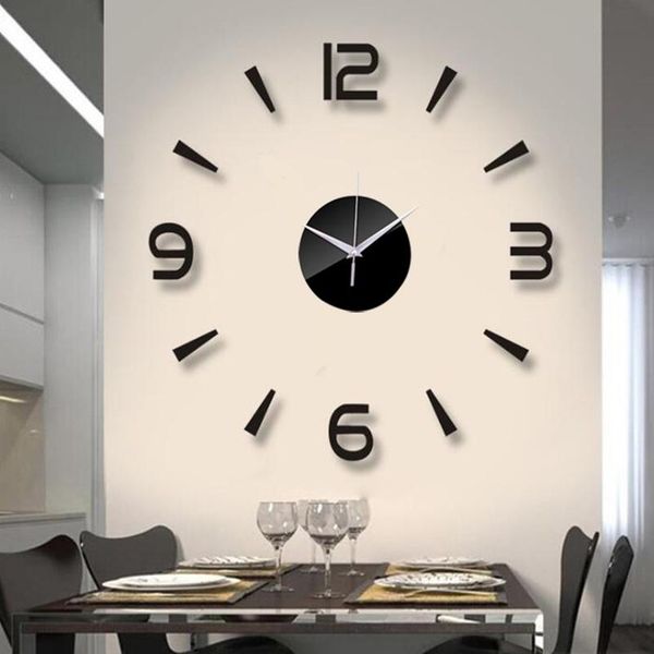 

2019 новые 3d настенные часы зеркало стены стикеры мода гостиная кварцевые часы diy украшение дома часы наклейка reloj sqcoqi