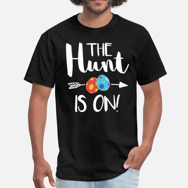 

funny easter egg hunting design - the hunt is on t shirt diy digital printing sportswear tracksuit hoodie sweatshirt