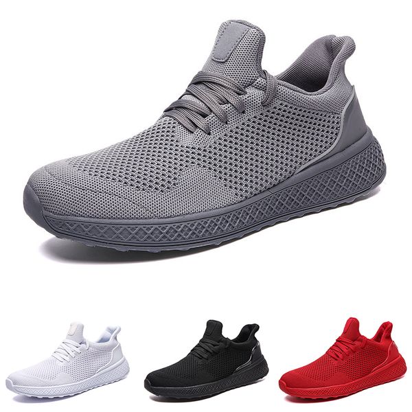 Desconto Homens sem marcas de marca Running Shoes Triple Black White Red Gray Mens Moda Esportes T￪nis Tamanho 40-46