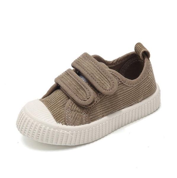 

2019 autumn new child soft canvas girls sneakers breathable fashion kids for boys casual sport student shoes t200626, Black;red