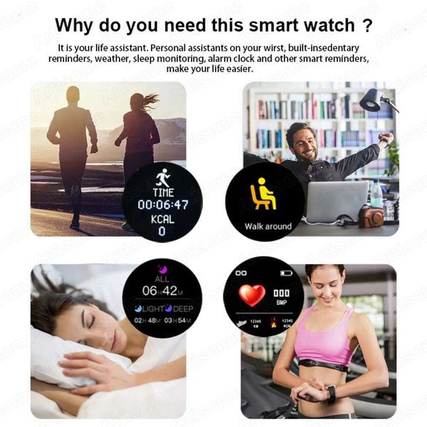 

watch, iphone , smart sports watch and heart rate control, android