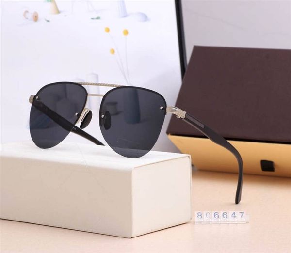 

classic summer mens designer sunglasses brand sunglasses man womens beach goggle glasses uv400 806647 5 colors highly quality with box, White;black