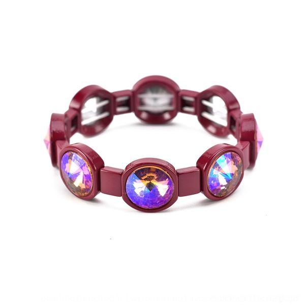 

3ovqo сплава bohemian упругие ins покрашены стекла браслет браслет braceletcrystal braceletfor мужчины и женщины рождество кристалл циркон h, Golden;silver