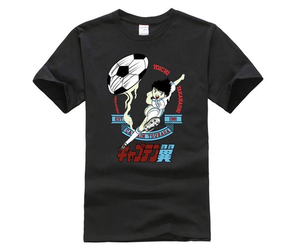 

fashion style t shirt diy style mens anime short captain tsubasa printed summer fashion t shirt sport hooded sweatshirt hoodie