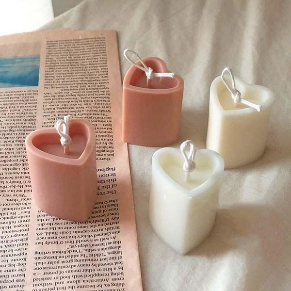 

сердце дизайн ароматизированные свечи плесень корейский diy свеча акриловая плесень аромат свечи формы сердца дизайн сердца jllghg