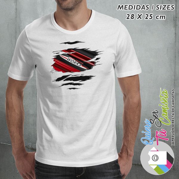 

new summer cool tee shirt john cooper mini efecto desgarrado t-shirt t-shirt sport hooded sweatshirt hoodie
