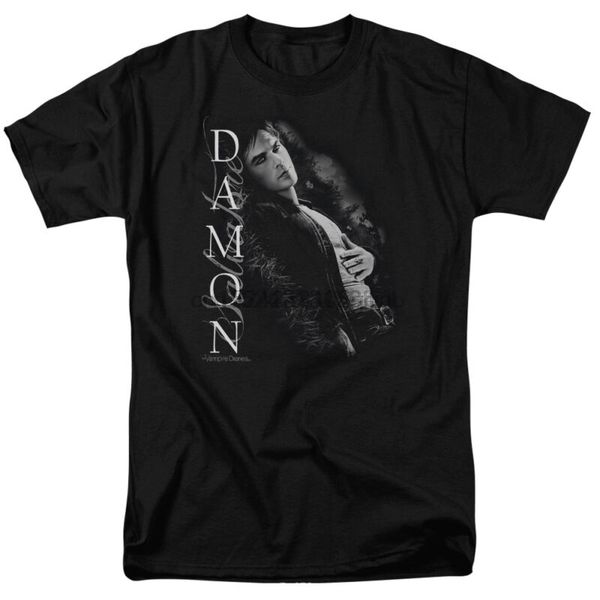 

vampire diaries damon besides me licensed t-shirt all sizes sport hooded sweatshirt hoodie