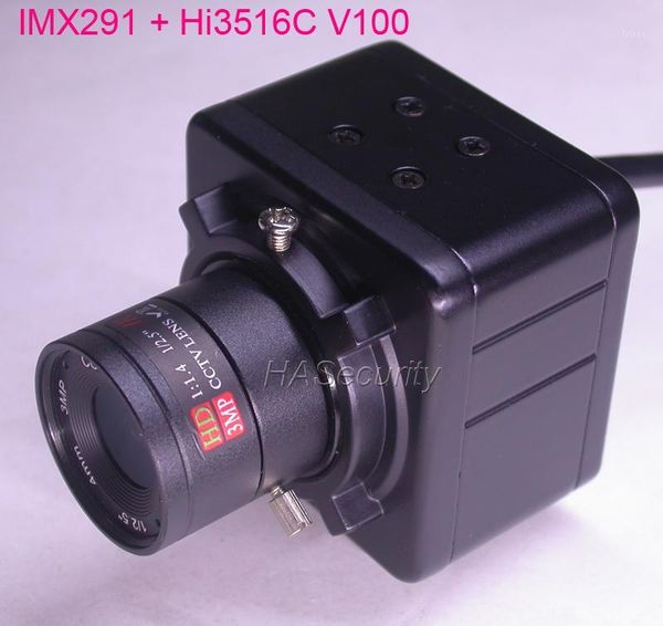 

cameras super night vision box style ipcam h.264 ,1080p 1/2.8" sony imx291 hi3516 cctv ip camera (built-in irc filter) with cs 3mp lens