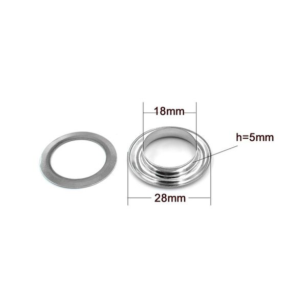 

50 sets bag. 1800 inner diameter 18mm eyelets. metal hole. metal rope hole. button. mold. button tools. snaps wmtbrv xhhair