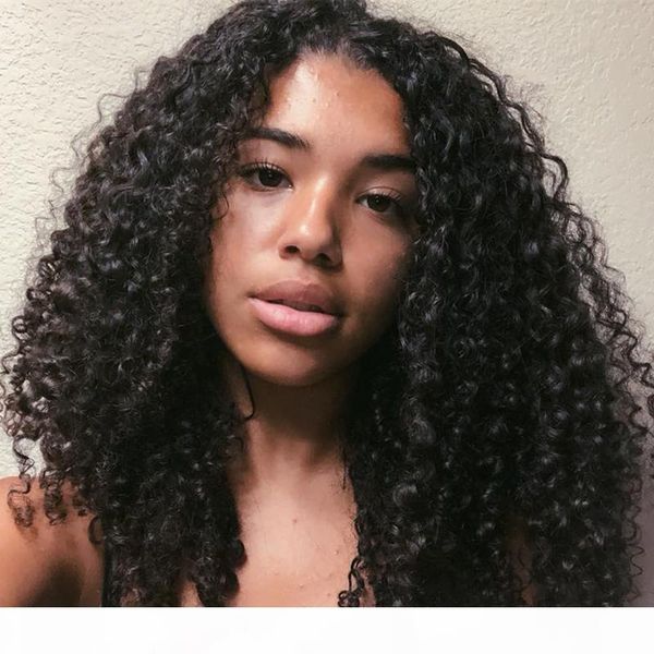 

braziliandeep curly short bob lace front wig for women human hair wig pre plucked remy hair frontal loose deep wave wigs, Black;brown