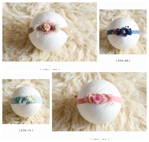 

hair accessories born headband for girl baby bprn pography props, Slivery;white