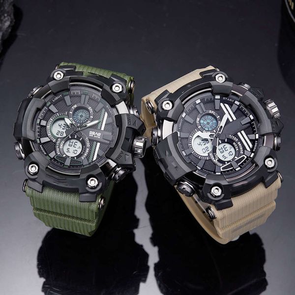 

new men's alarm clock luminous outdoor electronic high grade waterproof multifunctional watch mechanical ing