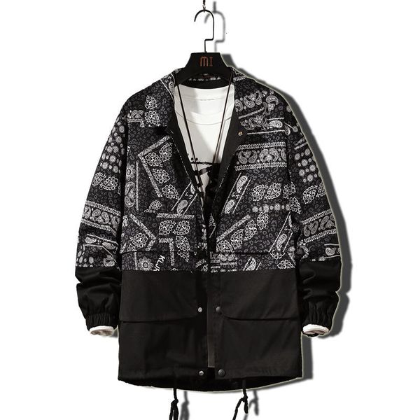 

2021 men's spring new drops jacket sews great size s-5xl trend beautiful 89n1, Black;brown