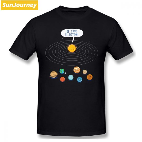 

the system is broken funny humor planets men t shirt big size o-neck cotton custom short sleeve men's shirt sport hooded sweatshirt hoo