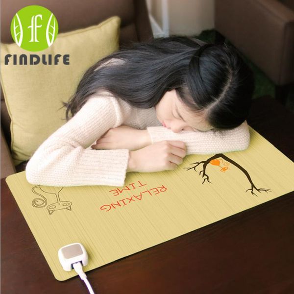 

winter plant heating pad mouse pad for computer/heat special desk mat for writing christmas gift popular