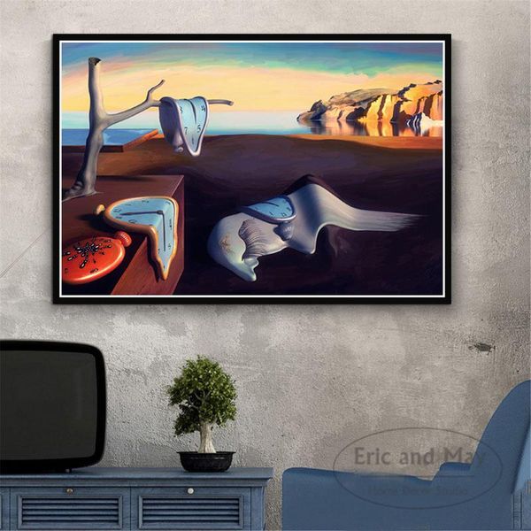 

salvador dali surrealism abstract canvas painting posters and prints wall art picture decorative home decor plakat