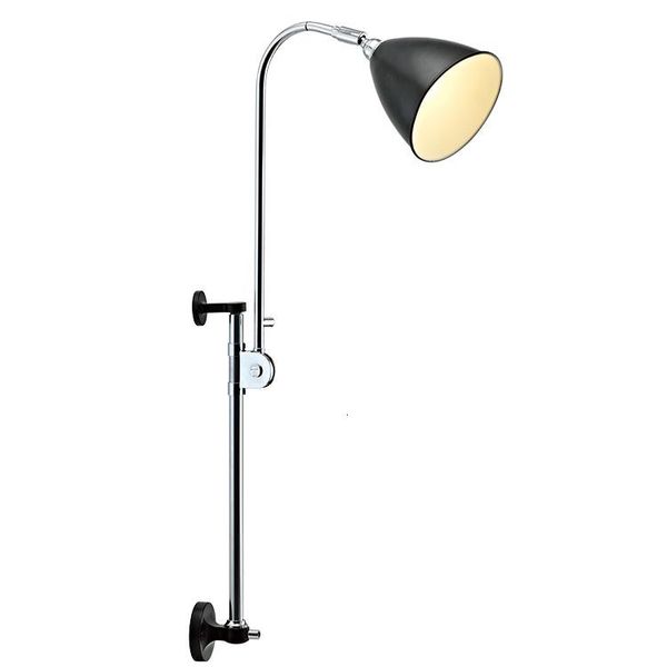

arch hanging ajustable up down fixture l home office bed bedside led wall mounted swing arm reading lamp light lustre led
