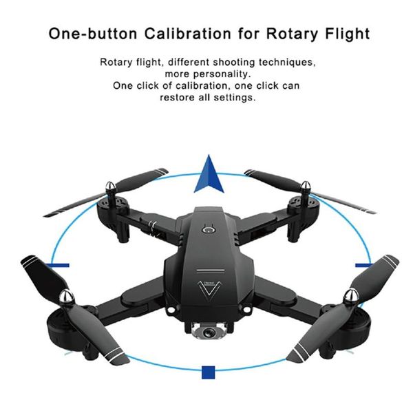 

l103 rc drone with 720p dual camera wifi fpv optical flow position smart follow foldable rc helicopter airplane