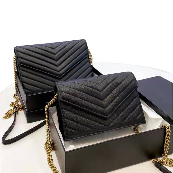 

2022 luxury handbag ladies shoulder bags cross-body bag designer chain perfect details portable fashion soft comfortable envelope bag with g