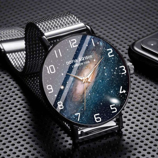 

junior men's watch men's 2020 new high school students waterproof trend quartz machinery, Slivery;brown