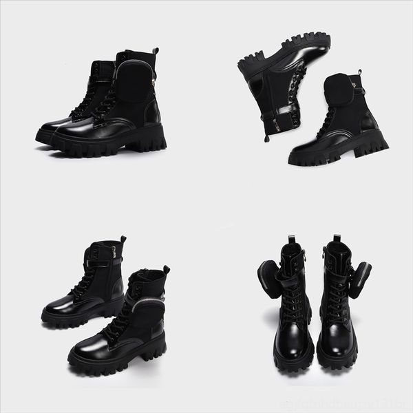 

w7znf women boots knitted walletstretchshort plush snow boot lady boot boots black leather motorcycle knight short leather design