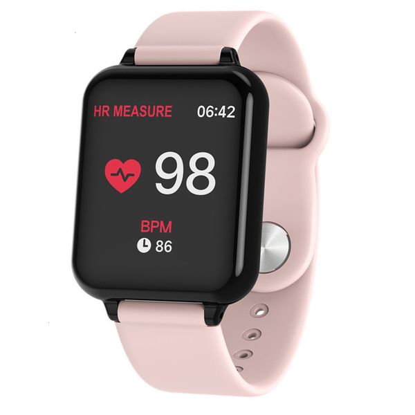

b57c smart watch heart rate blood prsure control, sports wristband with camera and blu