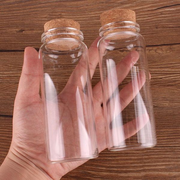 

storage bottles & jars 12pcs 47*120*33mm 150ml mini glass wishing tiny vials with cork ser wedding gift1
