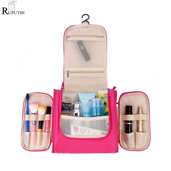 

ruputin drop ship travel wash storage bags portable waterproof wash makeup organizer bag bathroom toiletries hook cosmetic bag