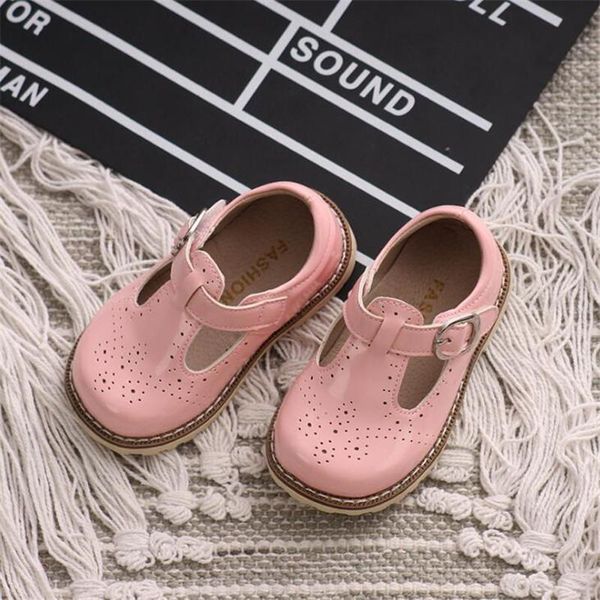 

flat shoes spring children' soft bottom small leather genuine baby girls princess dance child sneakers, Black;grey