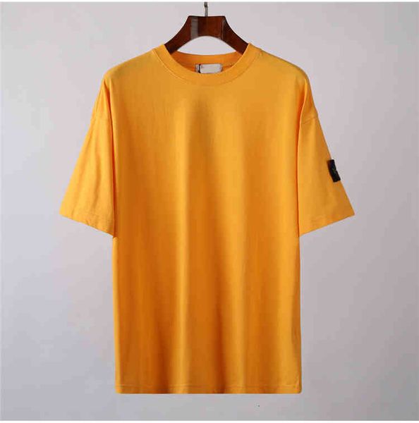 

summer classic armband basic cotton sleeves badge short sleeve fashion casual loose simple t-shirt, White;black