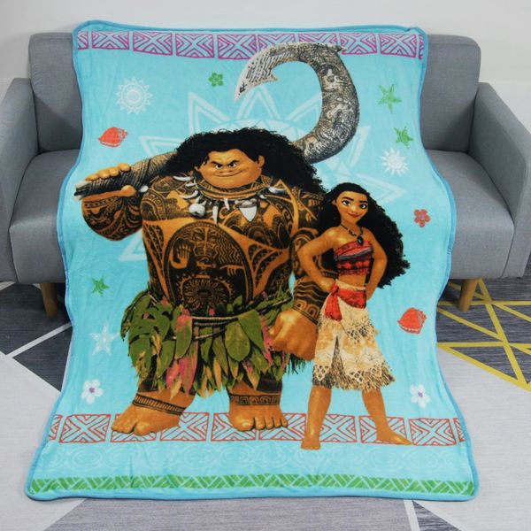 

скидки дешевого лето моаны и maui мягкой фланель легких тонкое одеяло throw для детей на кровать / кроватка / диван девочек мальчиков