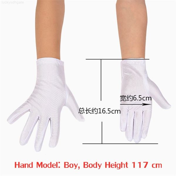 

factoryda23elastic children's dance black white 1 festival pair performance kindergarten girls/boys tight short gloves