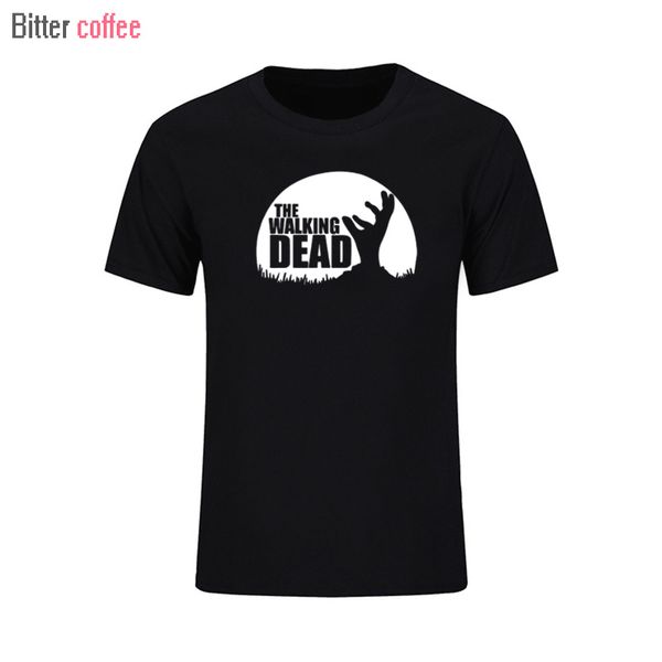 

bitter coffee new summe fashion tees the walking dead new funny letters & tees xs xxl sport hooded sweatshirt hoodie men t shirt