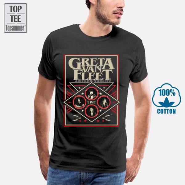 

greta van fleet tour men's black t shirt sport hooded sweatshirt hoodie