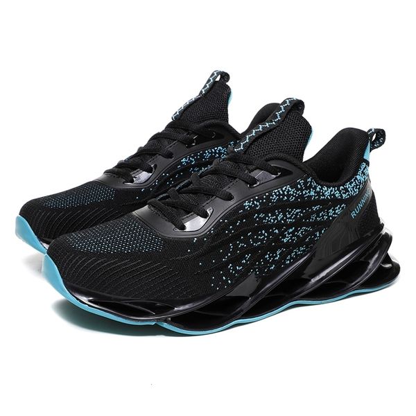

popular trend running men shoes outdoor blade men's sneakers black white man sports shoes breathable mesh male jogging walking 8