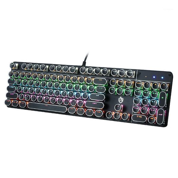 

keyboards hjk900-7 wired mechanical keyboard with 104 keys backlight effect for lappc black outemu blue switches1