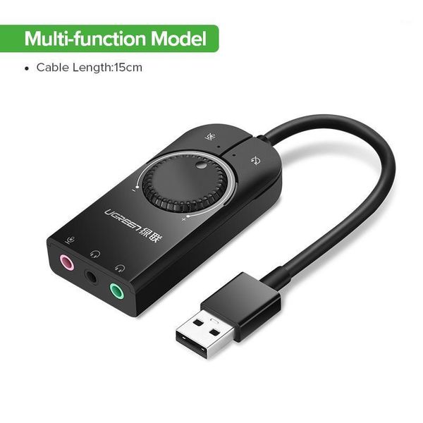 

sound card usb audio interface external 3.5mm microphone audio adapter notebook sound card ps4 headset usb1