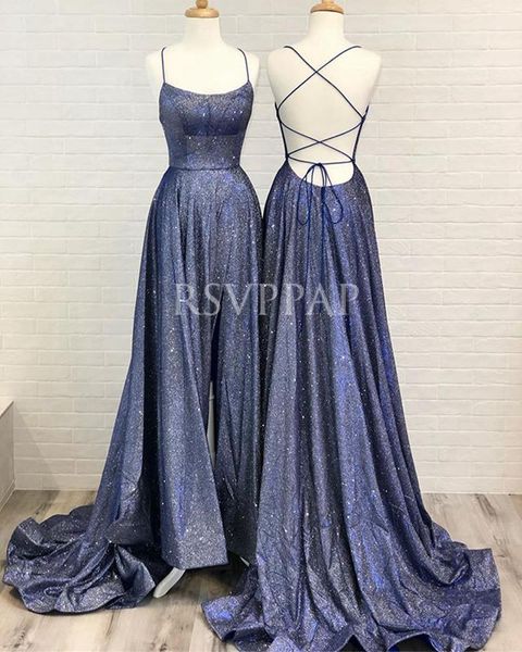 

long evening dresses 2019 spaghetti strap backless african high slit party women formal gowns1, White;black