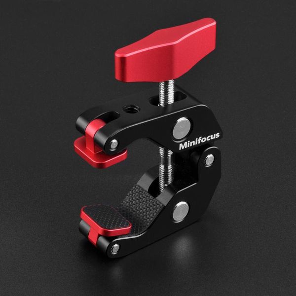 

super clamp crab pliers clip w/1/4 3/8 thread for camera tripod pole rod lights umbrellas hooks shelves plate glass cross bars